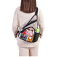 All About Her® Clear PVC Sling Bag - Stadium Approved See Through Shoulder Crossbody Backpack