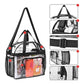 ALL ABOUT HER® Heavy Duty Clear Transparent Backpack See Through PVC Tote Pack