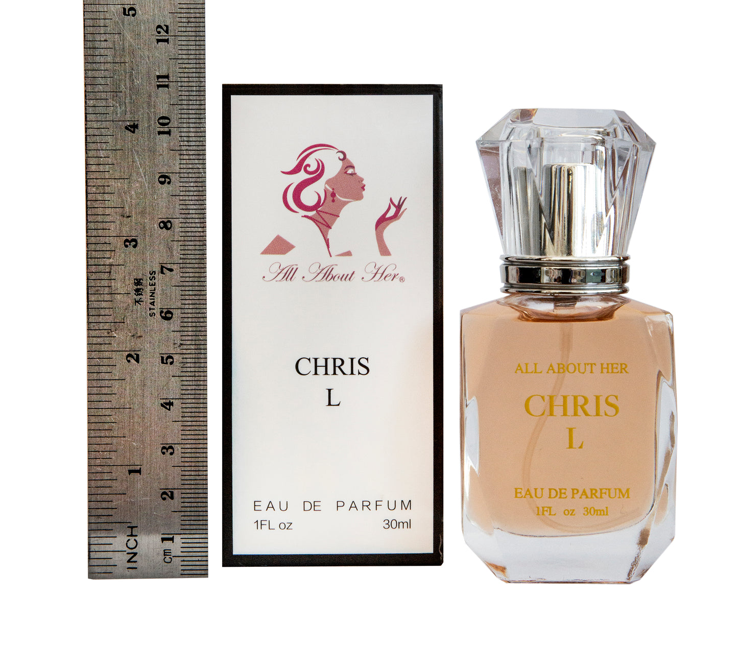 CHRIS L by ALL ABOUT HER®  Eau De Spray Perfume for Women 1.0 oz