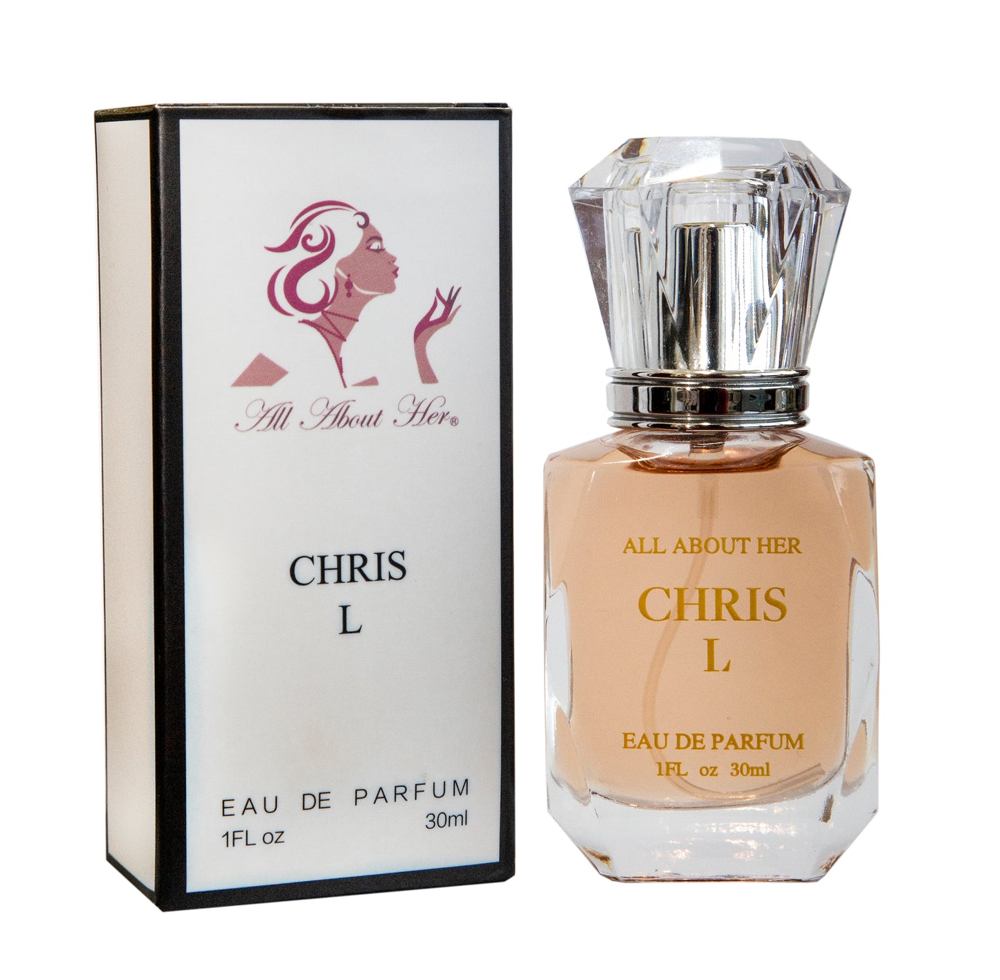 CHRIS L by ALL ABOUT HER®  Eau De Spray Perfume for Women 1.0 oz