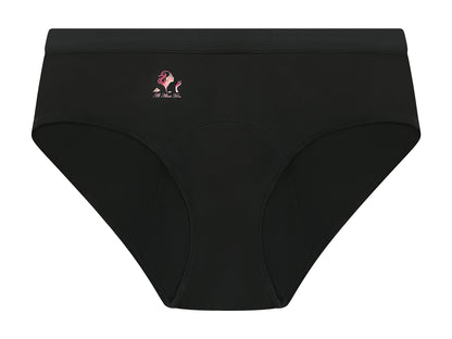 All About Her® Black cotton bamboo underwear for women